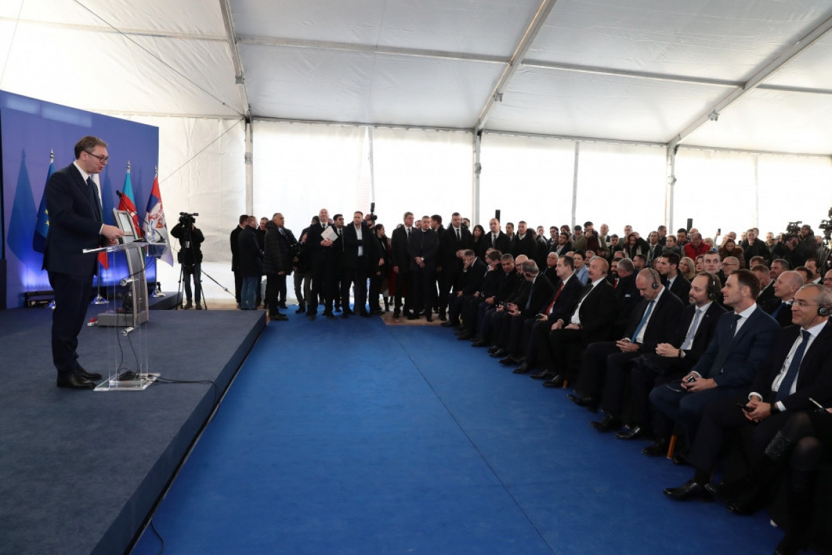 President Ilham Aliyev attends inauguration ceremony of Serbia-Bulgaria gas interconnector-UPDATED-2 