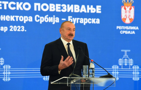 President: This year, Azerbaijan's gas export to Europe will reach approximately 12 bcm