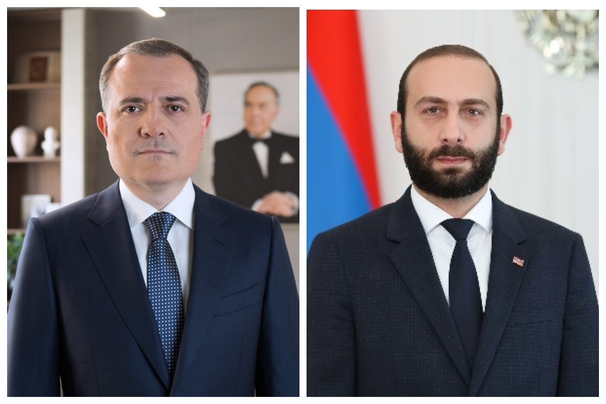 Jeyhun Bayramov, Minister of Foreign Affairs of Azerbaijan and Ararat Mirzoyan, Minister of Foreign Affairs of Armenia