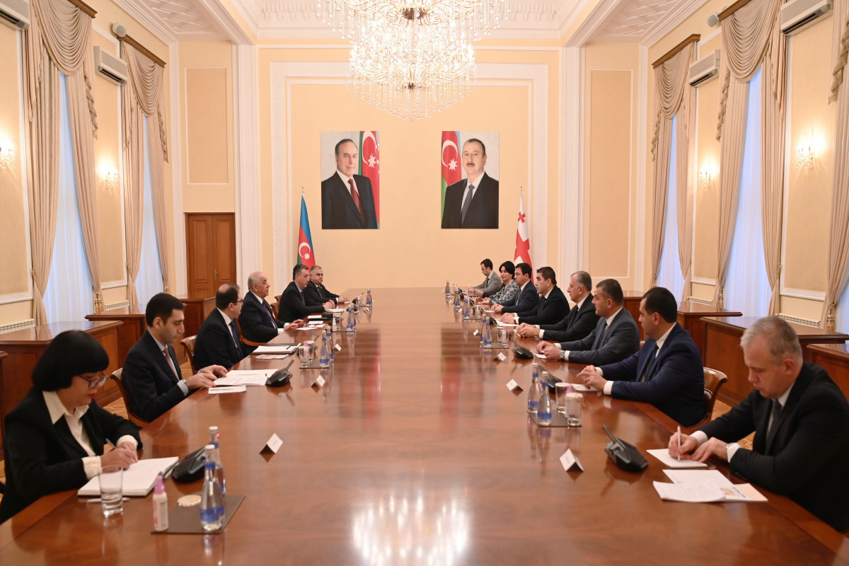 Azerbaijani PM meets with Chairman of Georgian Parliament