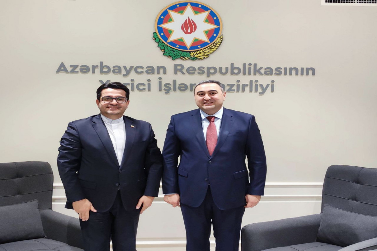 Iranian ambassador met Azerbaijani Ministry department head