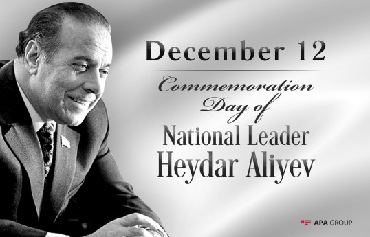 National Leader of the Azerbaijani people Heydar Aliyev