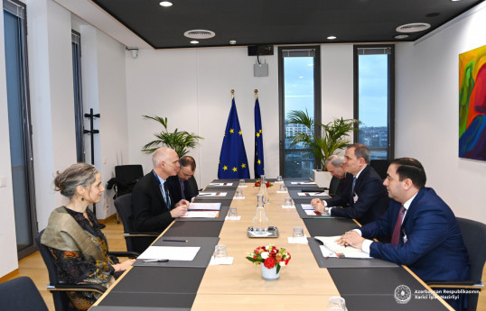 Azerbaijani FM meets with chief foreign policy advisor to president of EU Council