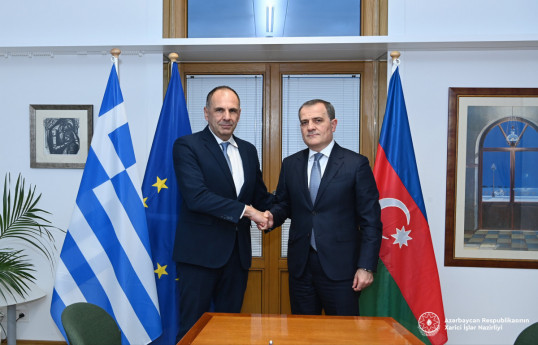 Azerbaijani, Greek top diplomats mull energy security and regional situation-PHOTO -UPDATED 