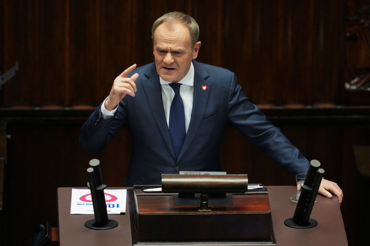 Newly appointed Polish Prime Minister Donald Tusk