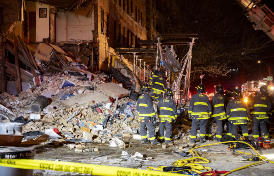 6-story residential building partially collapses in NYC