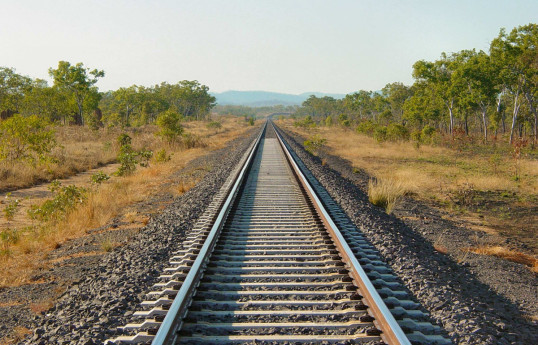 Azerbaijan completes 45% of construction of Horadiz-Aghband railway line