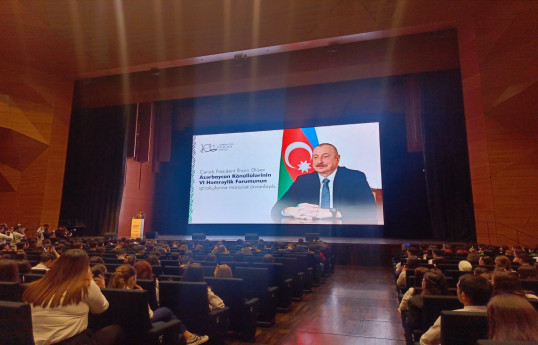 President Ilham Aliyev addressed participants of the 6th Solidarity Forum of Azerbaijani Volunteers