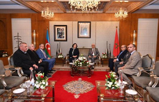 Speaker of Azerbaijan's Milli Majlis is on an official visit to Morocco