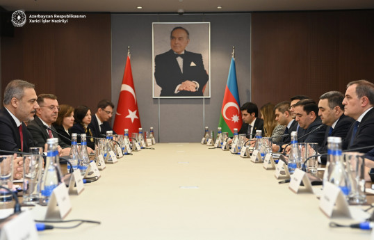 MFA releases information on Azerbaijani FM's meeting with Turkish counterpart