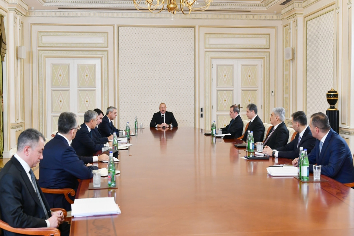 Azerbaijan President Ilham Aliyev Chaired Meeting To Discuss Hosting ...