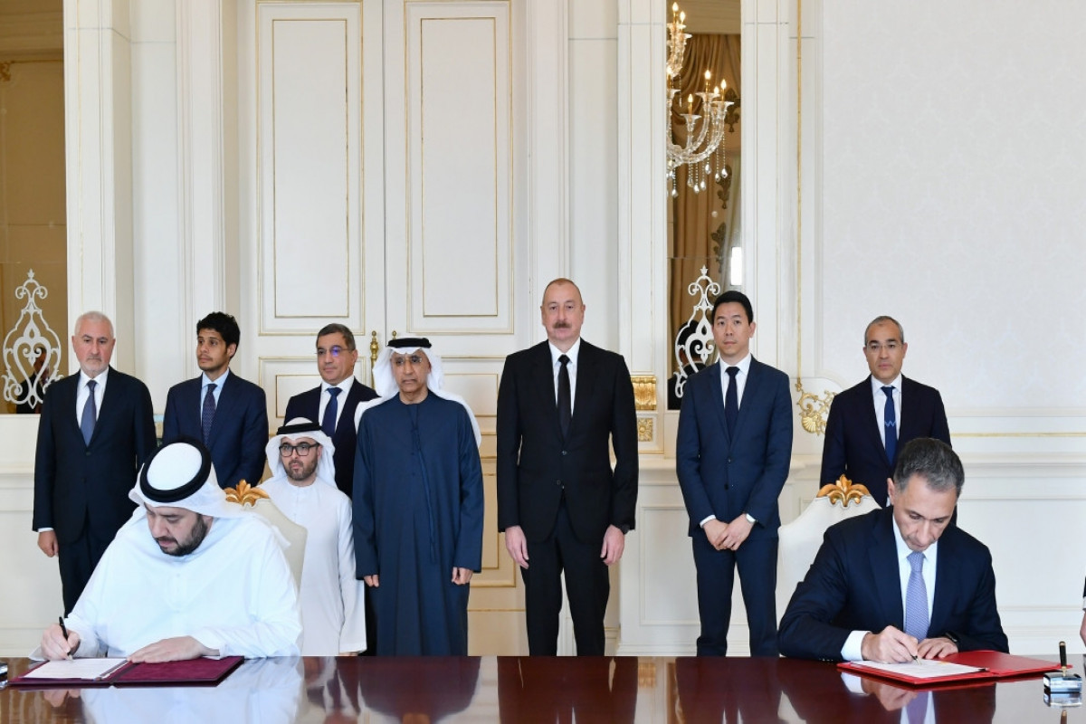 Azerbaijan, UAE sign documents