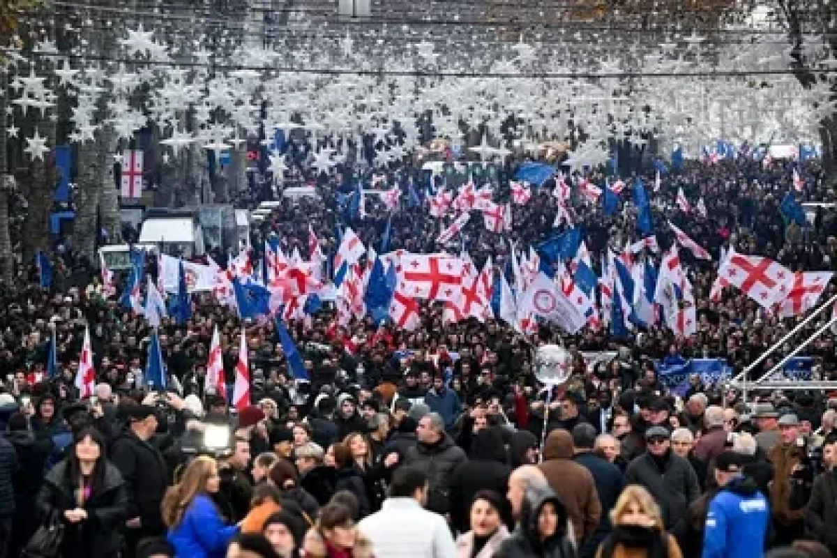 Georgia celebrates gaining EU candidate status