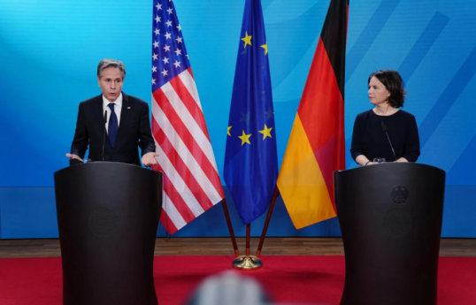U.S. State Secretary, German Foreign Minister discuss situation in Gaza