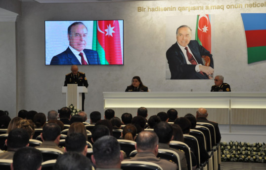 Ceremonial meeting was held on the occasion of 18th anniversary of establishment of Azerbaijan's MES