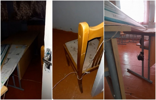 Azerbaijan discovers explosive trap in school located in Khojavand -VIDEO 