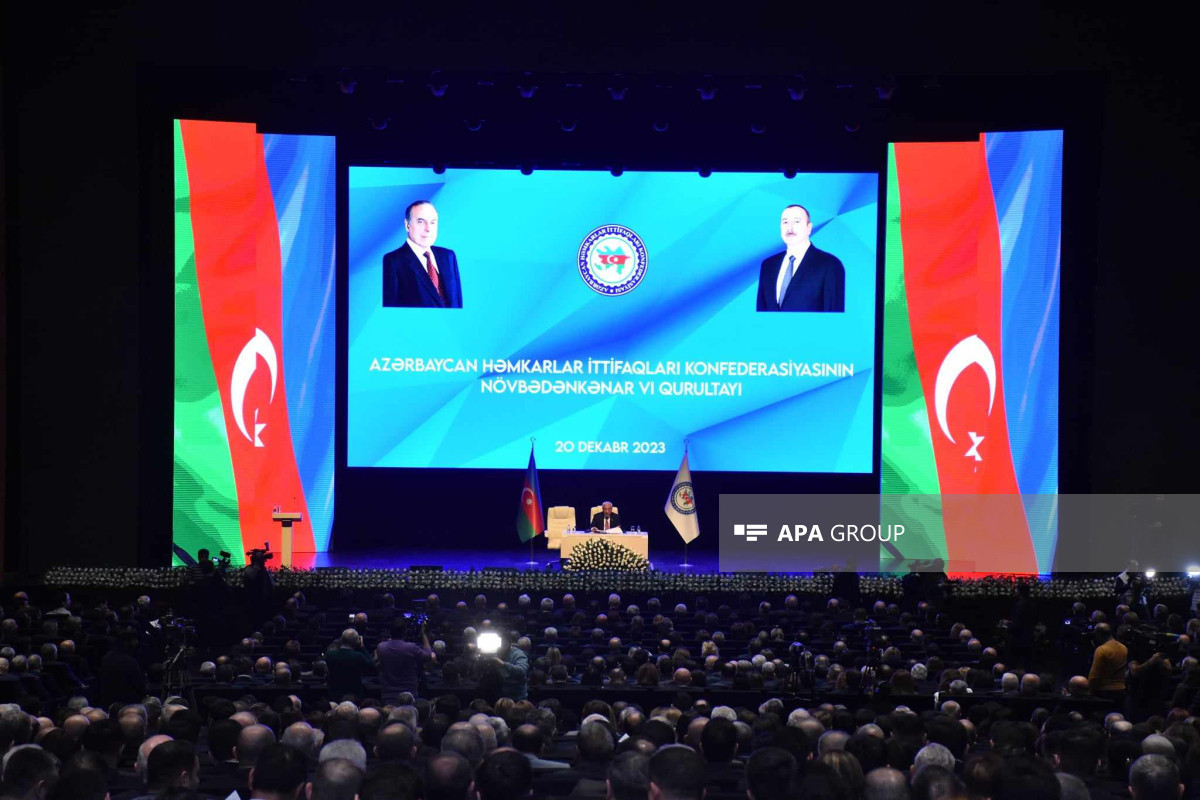 Azerbaijan Trade Unions Confederation supported Ilham Aliyev