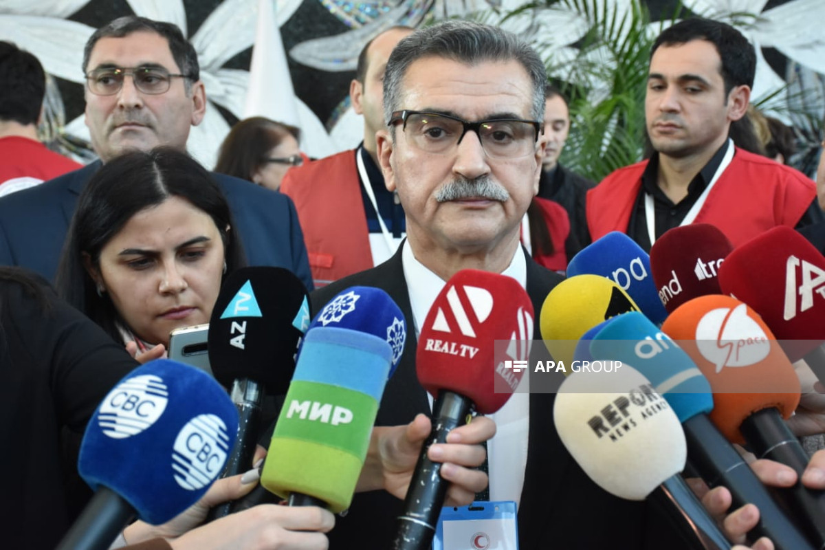 Novruz Aslanov, the Executive President of the Azerbaijan Red Crescent Society
