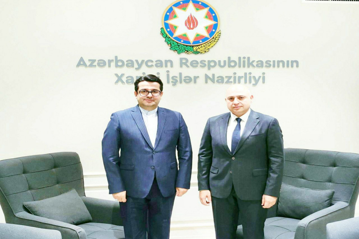 Iranian Ambassador in Azerbaijan meets with Deputy Foreign Minister