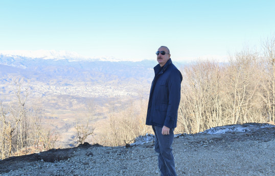 President Ilham Aliyev visited village of Daghdaghan in Khojaly district