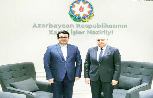 Iranian Ambassador in Azerbaijan meets with Deputy Foreign Minister