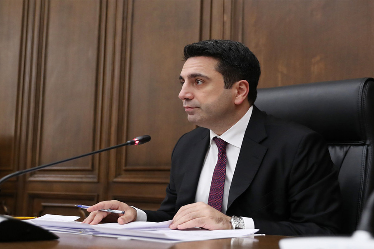 Alen Simonyan, the Speaker of the Armenian Parliament