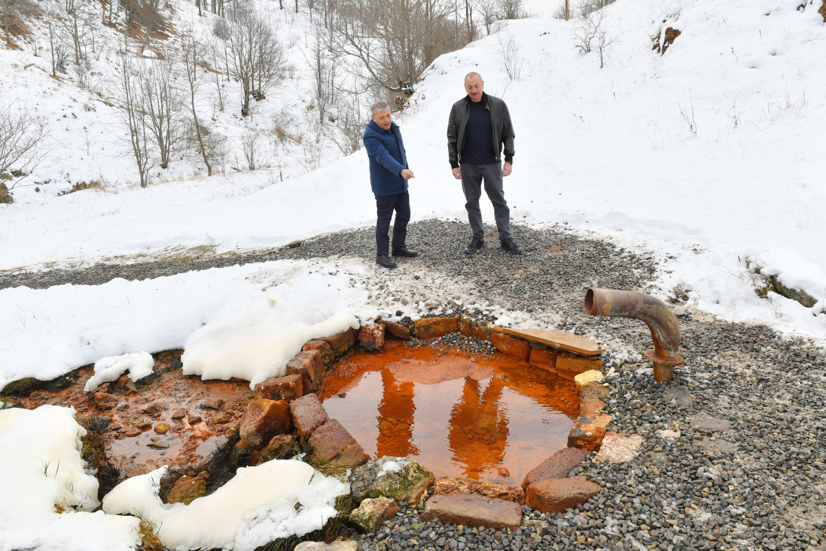 President Ilham Aliyev visited Turshsu Spring in Shusha district-UPDATED 