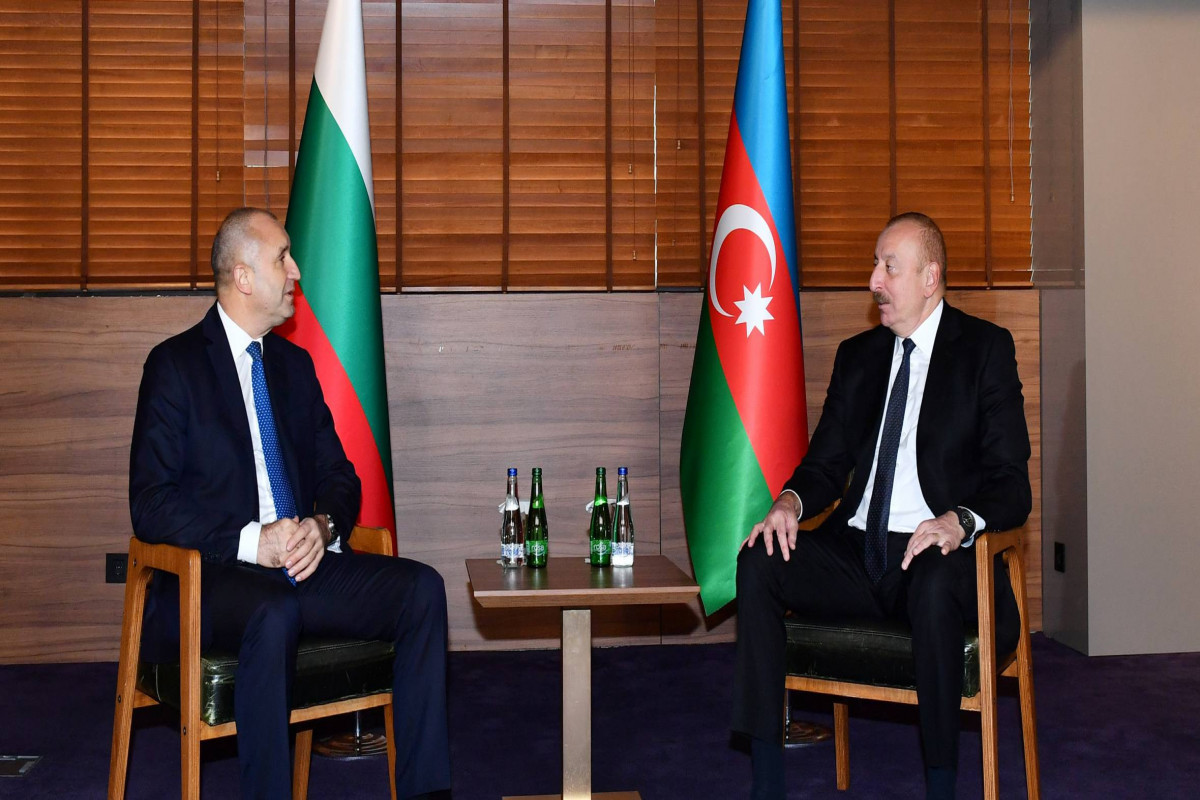  Rumen Radev, President of the Republic of Bulgaria and Ilham Aliyev, President of the Republic of Azerbaijan