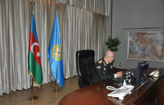 Azerbaijani Minister of emergencies holds meeting at Nakhchivan's MES