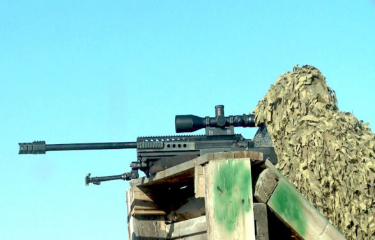 Azerbaijan Army accomplishes practical shooting exercises from sniper rifles - VIDEO 