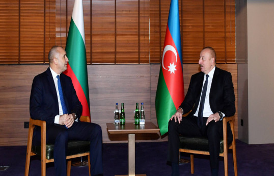  Rumen Radev, President of the Republic of Bulgaria and Ilham Aliyev, President of the Republic of Azerbaijan