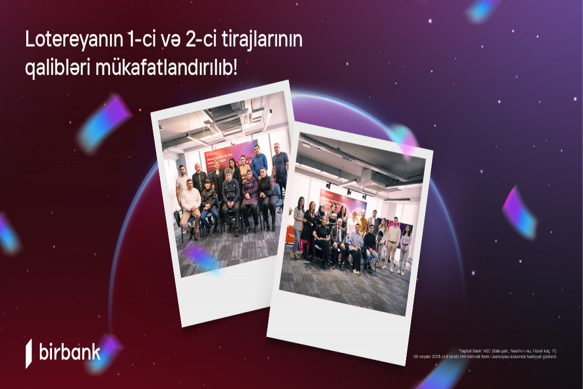 Birbank presented gifts to the winners of the "10,001 Gifts" lottery