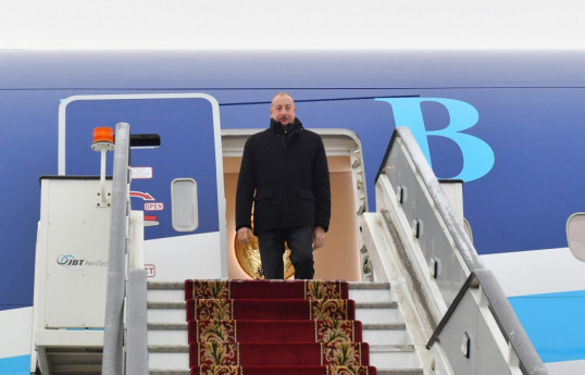 President of Azerbaijan Ilham Aliyev paid a working visit to Saint Petersburg