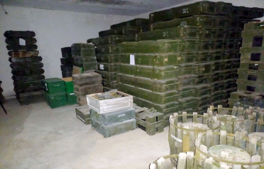 Azerbaijan finds another civilian facility used by Armenians as a weapons storage - PHOTO 