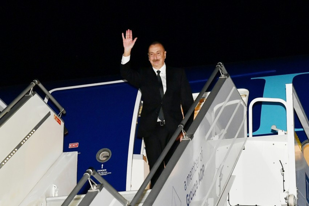 President Ilham Aliyev concludes his working visit to Saint Petersburg