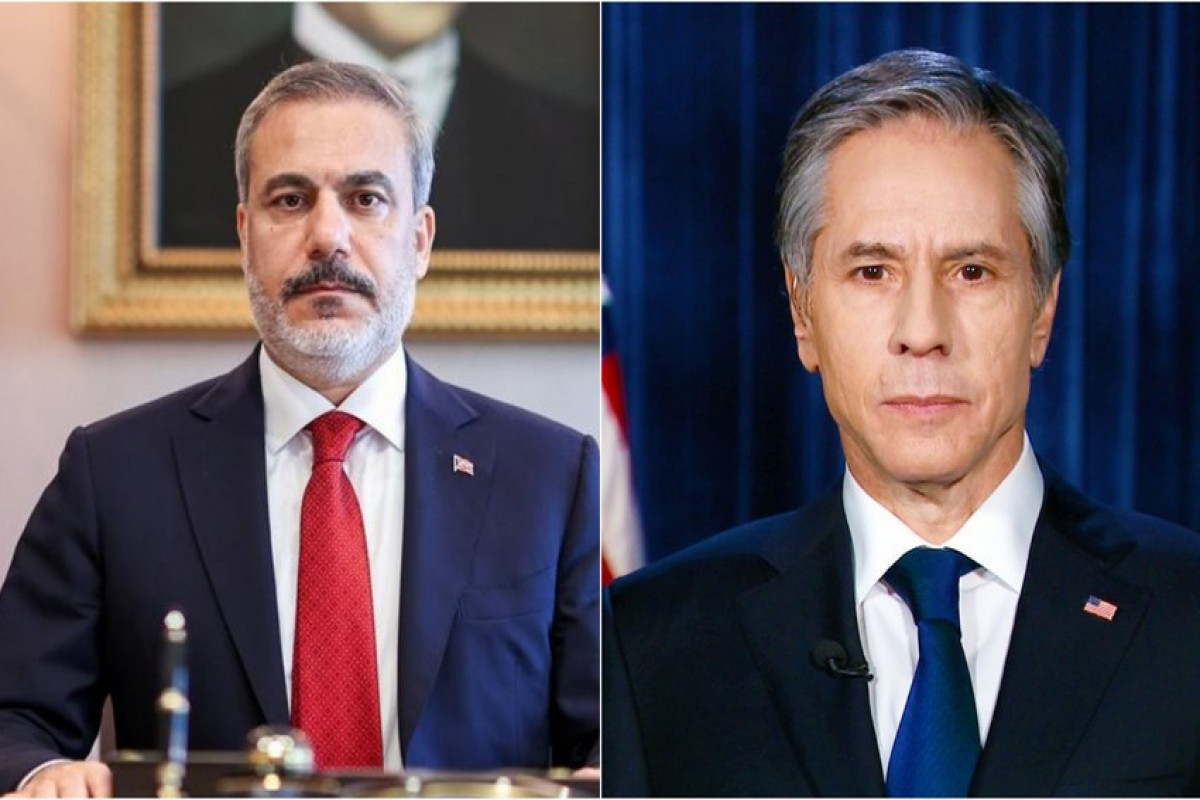 Hakan Fidan, Minister of Foreign Affairs of the Republic of Türkiye and Antony Blinken, U.S. Secretary of State