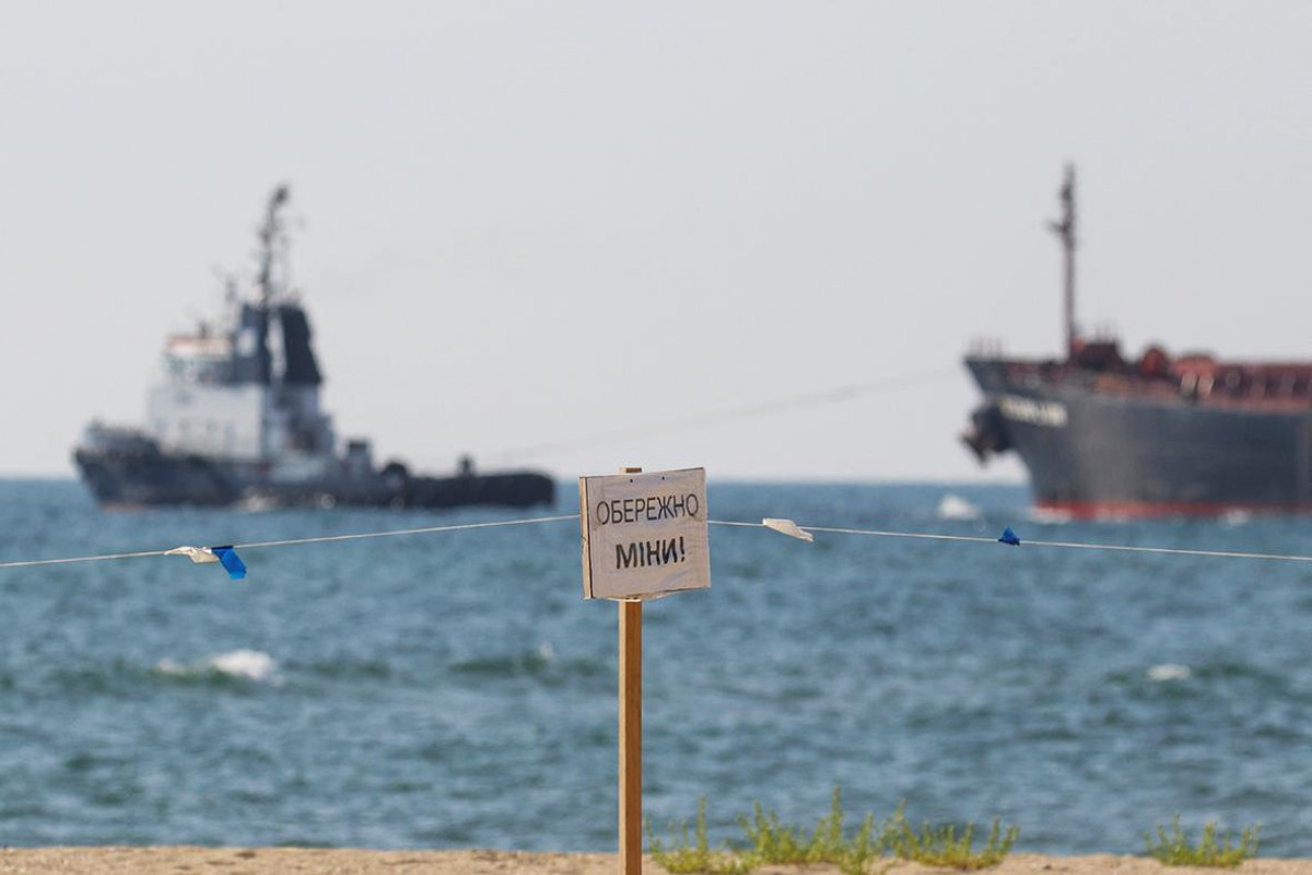Panama-flagged bulk carrier hits mine in Black Sea, two people injured, Kyiv says