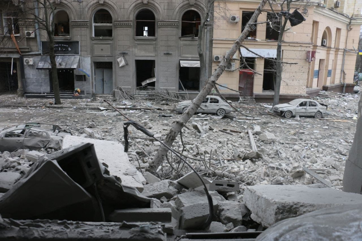 No Azerbaijanis among injured during air attack on Kharkiv and Odessa