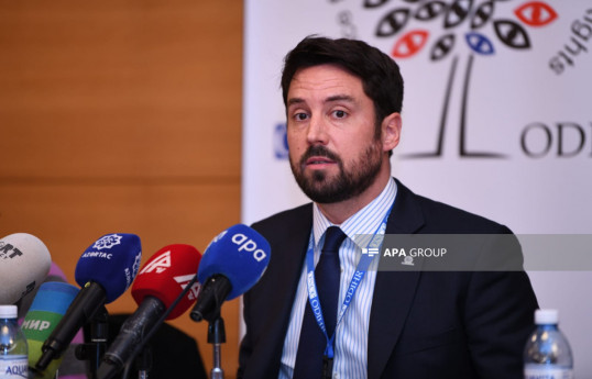 Eoghan Murphy, Head of the OSCE Office for Democratic Institutions and Human Rights (ODIHR) election observation mission to the extraordinary presidential elections of the Republic of Azerbaijan
