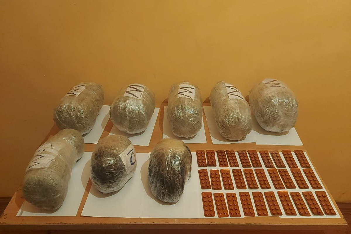 Azerbaijan's SBS prevents 40 kg of drug smuggling from Iran-PHOTO 