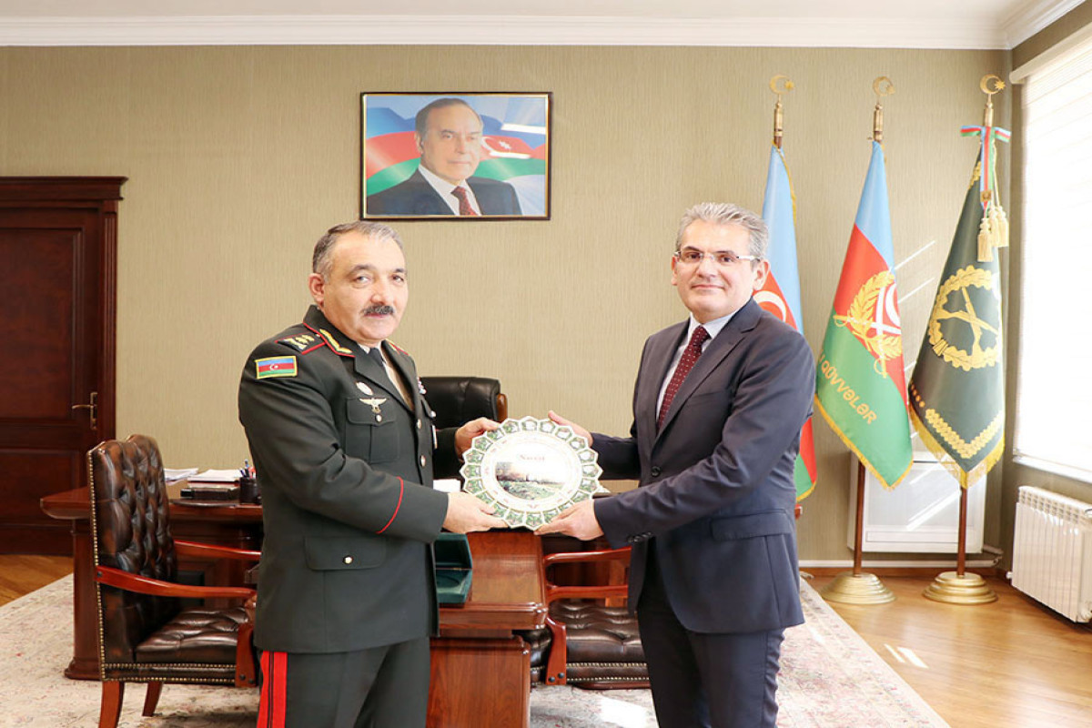 Deputy Defense Minister of Azerbaijan met with  Consul General of Türkiye to Ganja