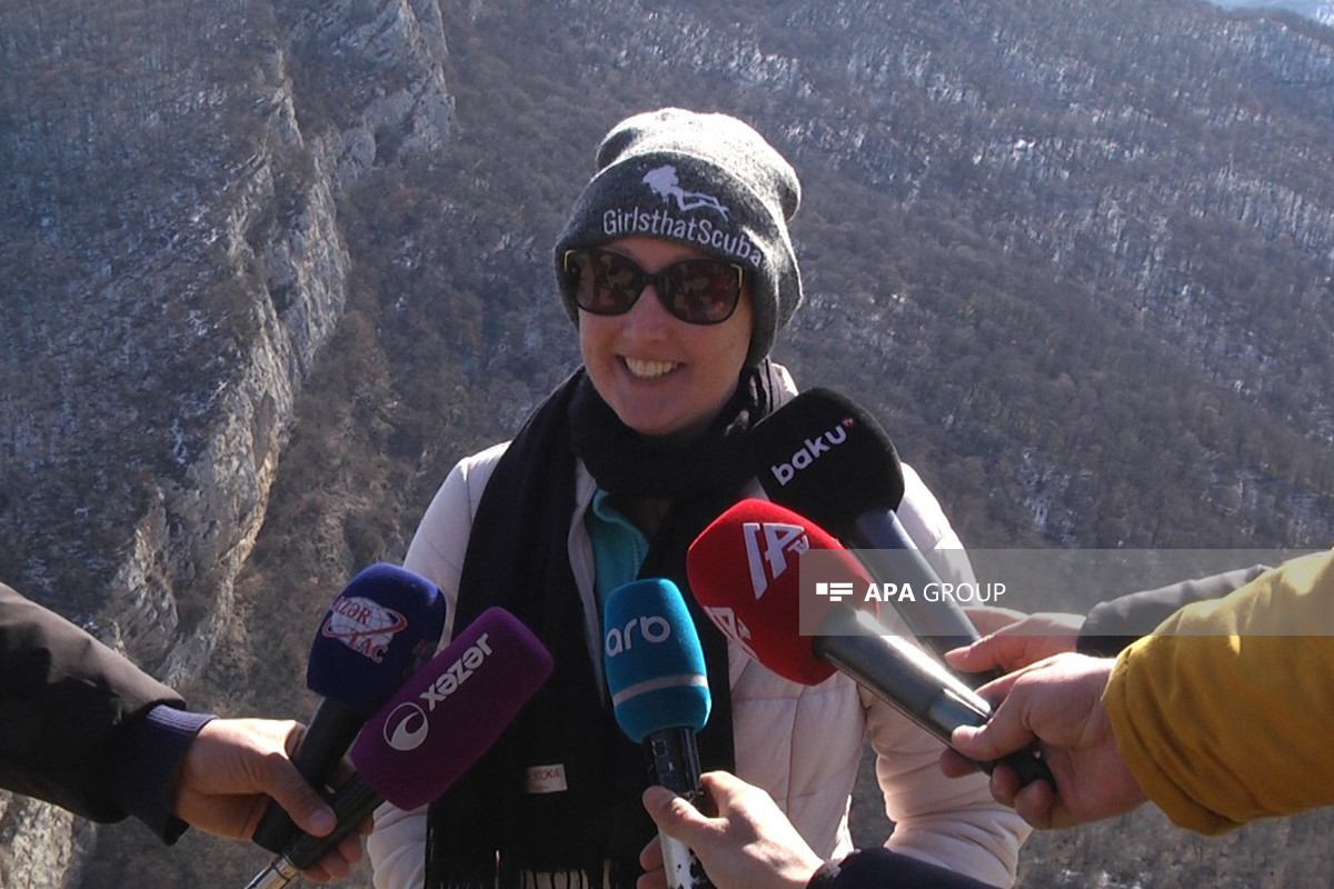 "Come to Azerbaijan if you want to see wonderful nature," says a British traveler