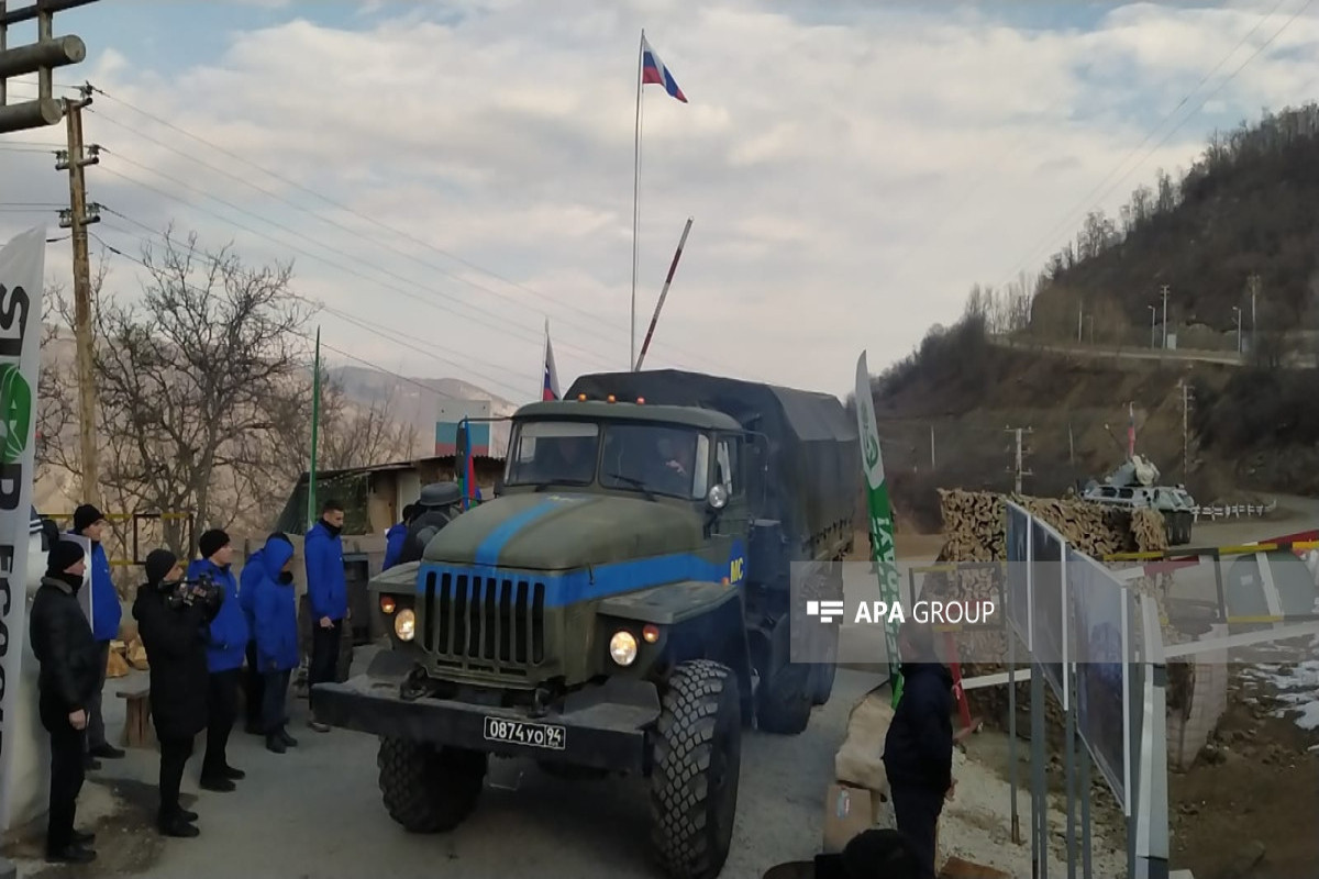 A convoy belonging to RPC passed through Azerbaijan's Lachin-Khankandi road without hindrance-VIDEO -UPDATED-3 