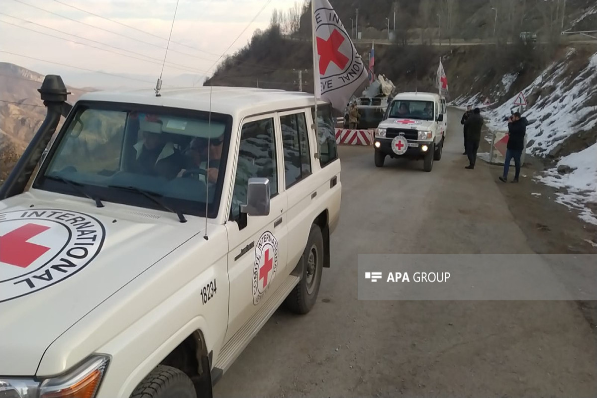 6 ICRC vehicles unimpededly passed through Azerbaijan's Lachin-Khankandi road-VIDEO -UPDATED 