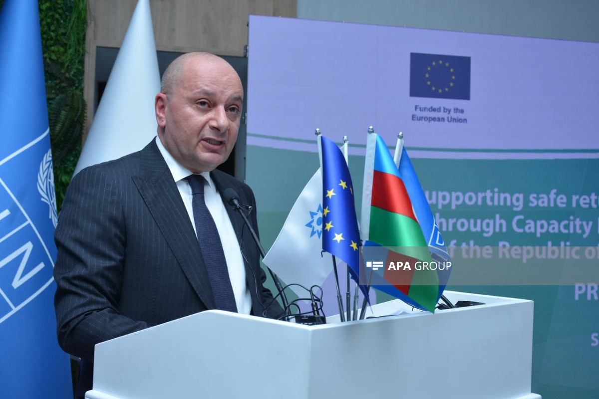 Vugar Suleymanov, head of the Azerbaijan National Agency for Mine Action (ANAMA)