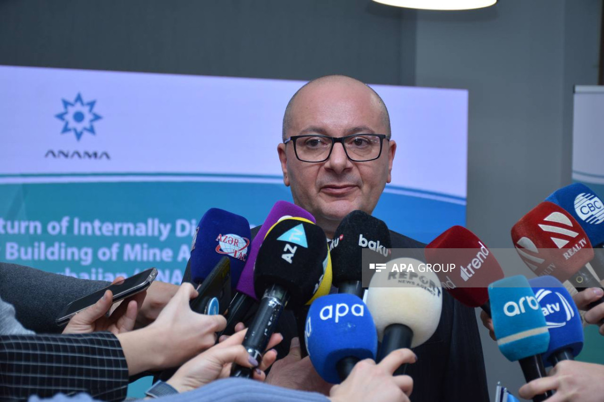 Vugar Suleymanov, head of the Azerbaijan National Agency for Mine Action (ANAMA)