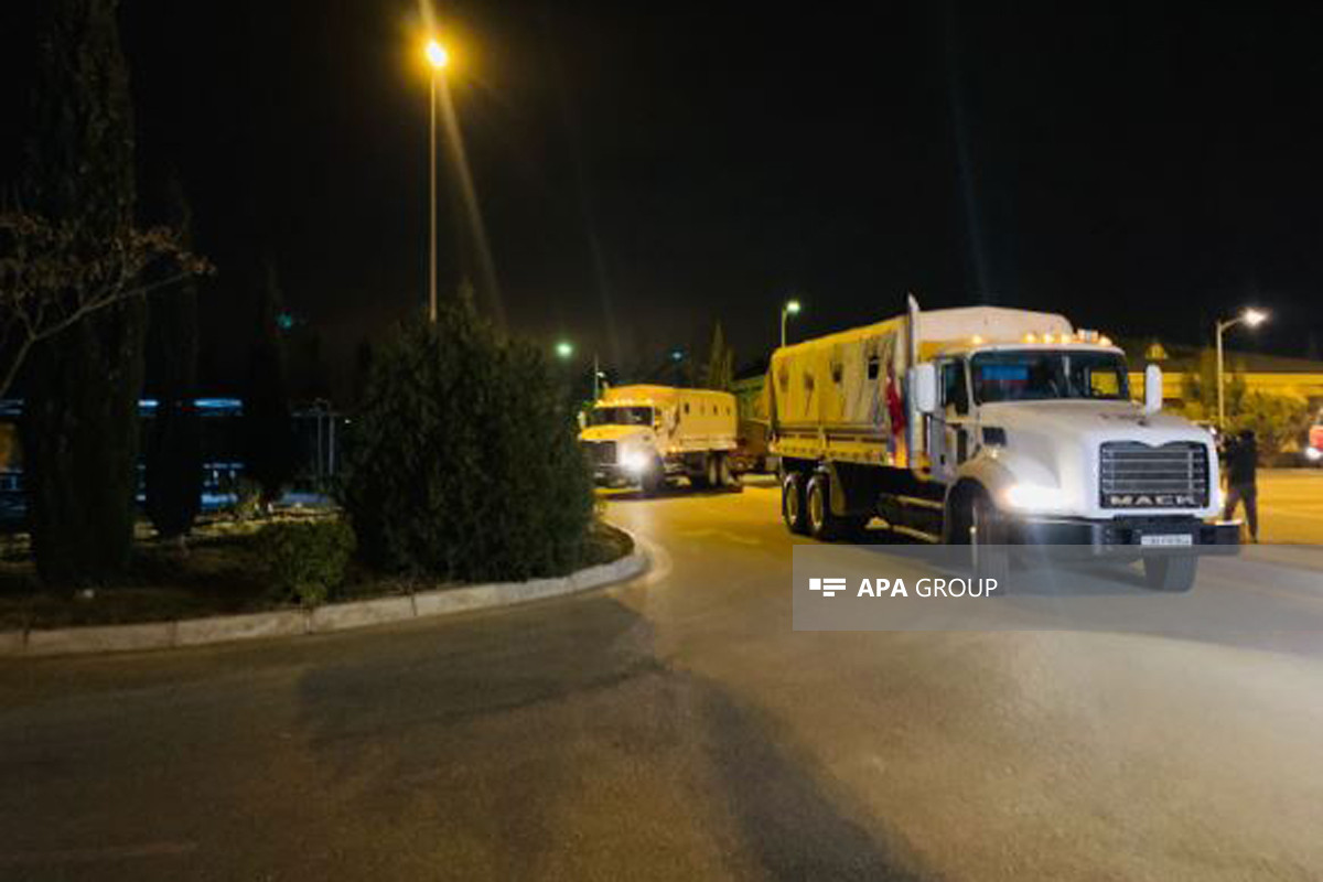Azerbaijan’s Ministry of Emergency Situations dispatches humanitarian aid to Turkiye-PHOTO -VIDEO 