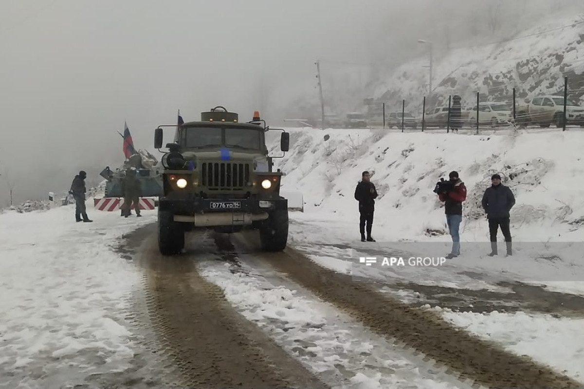 One more convoy of vehicles belonging to RPC passed through Azerbaijan's Lachin-Khankandi road without hindrance-VIDEO -UPDATED-1 
