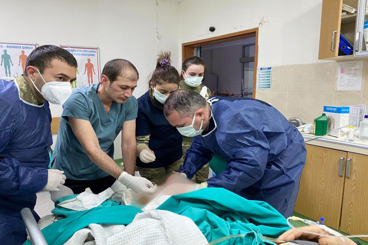 Azerbaijani MoD: Azerbaijani military medical personnel started working in Kahramanmarash