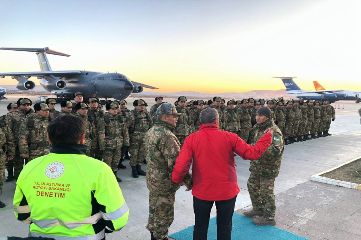 Team of search-rescue and medical personnel from Uzbekistan are in Türkiye's Gaziantep